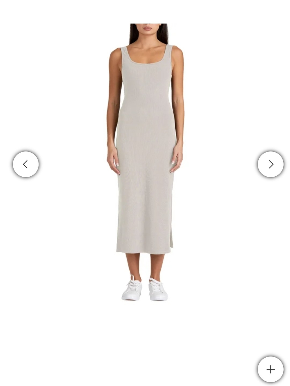 Frank & Oak Pale Blush Scoop Neck Maxi Dress